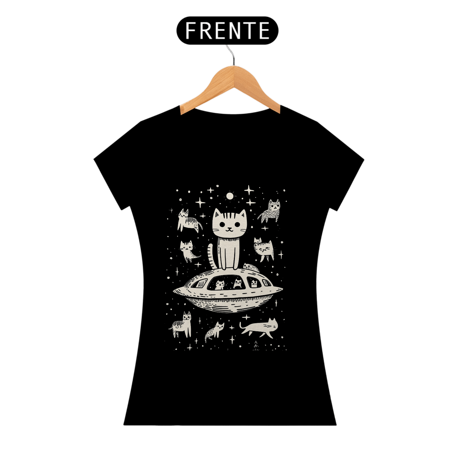 Camiseta de Gato - Space Cat