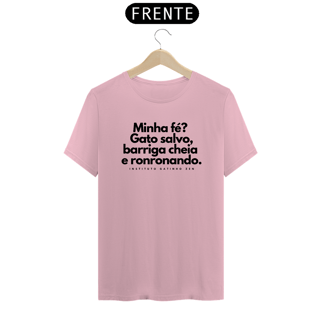Nome do produto Camiseta Unisex - Minha fé
