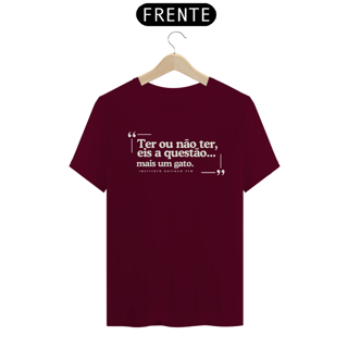 Nome do produto Camiseta Unisex - Ter ou não ter mais um gato