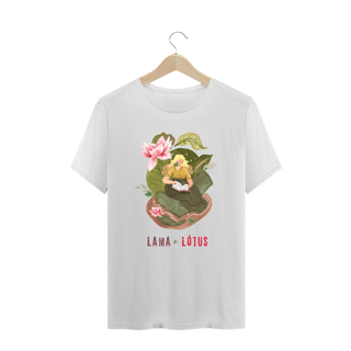 Nome do produto Camiseta Plus Size Capa do livro (Lama e Lótus)
