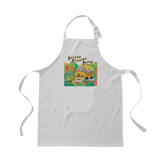 Nome do produto Avental Ônibus escolar animal