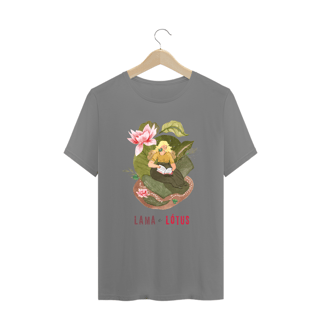 Nome do produto Camiseta Plus Size Capa do livro (Lama e Lótus)