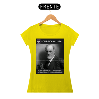 Nome do produto Camiseta Baby Look Freud Sou Psicanalista