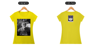 Nome do produto Camiseta Freud Estupefato Baby Look Não Era Amor
