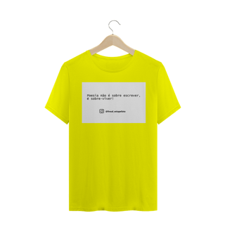 Nome do produto Camiseta Masculina Estupefato Poesia