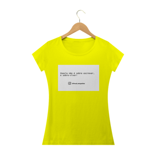 Nome do produto Camiseta Feminina Freud Estupefato Poesia