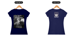 Nome do produto Camiseta Freud Estupefato Baby Look Não Era Amor