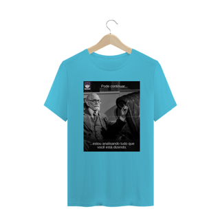 Nome do produto Camiseta  Freud Estupefato Analisando