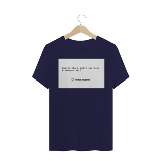 Nome do produto Camiseta Masculina Estupefato Poesia