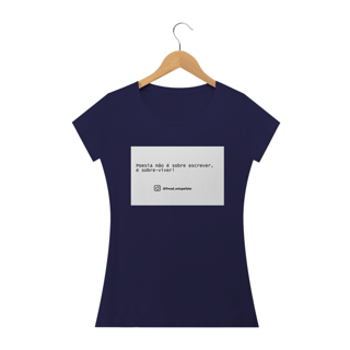 Nome do produto Camiseta Feminina Freud Estupefato Poesia