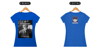 Nome do produto Camiseta Freud Estupefato Baby Look Não Era Amor
