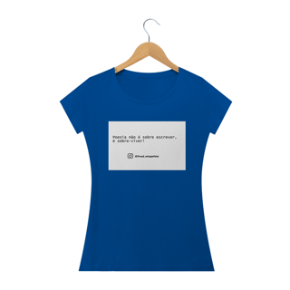 Nome do produto Camiseta Feminina Freud Estupefato Poesia