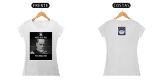 Nome do produto Camiseta Baby Look Freud Estupefato Não Fui Eu Freud