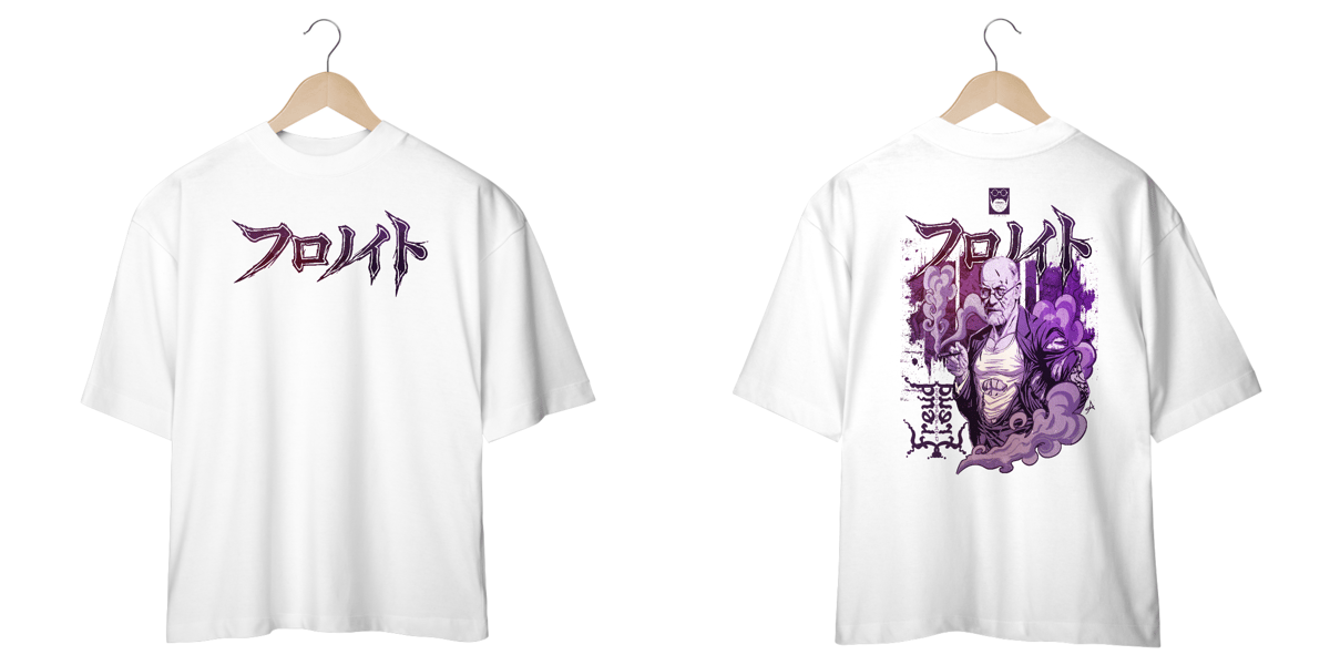 Nome do produto: Camiseta Oversized Freud Estupefato Academy