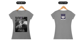 Nome do produto Camiseta Freud Estupefato Baby Look Não Era Amor