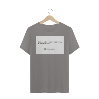 Nome do produto Camiseta Masculina Estupefato Poesia