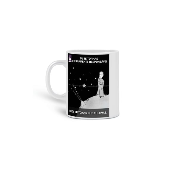 Caneca Freud Pequeno Príncipe Sintoma