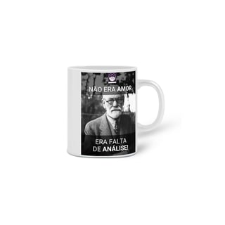 Nome do produto Caneca Freud Estupefato Não Era Amor