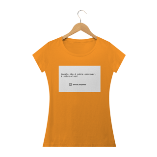 Nome do produto Camiseta Feminina Freud Estupefato Poesia