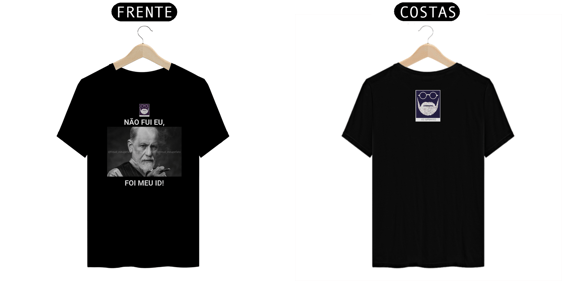 Camiseta Freud Estupefato Não Fui Eu Freud