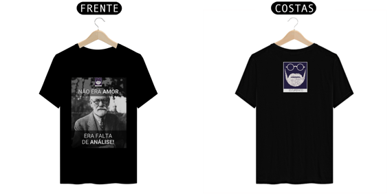 Camiseta Não Era Amor - Freud Estupefato