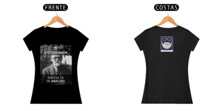 Nome do produto Camiseta Freud Estupefato Baby Look Não Era Amor