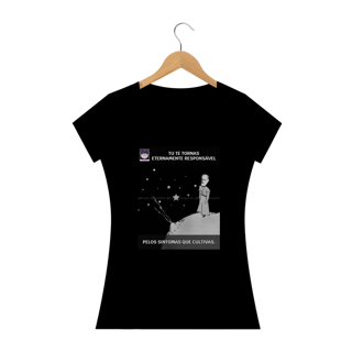 Nome do produto Camiseta Baby Look Freud Pequeno Príncipe Sintoma