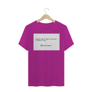 Nome do produto Camiseta Masculina Estupefato Poesia