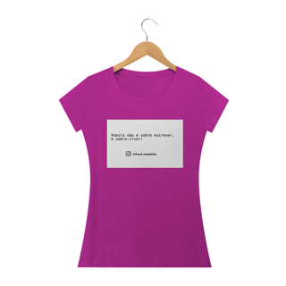 Nome do produto Camiseta Feminina Freud Estupefato Poesia