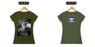 Nome do produto Camiseta Freud Estupefato Baby Look Não Era Amor