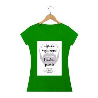 Nome do produto Camiseta Feminina Freud Estupefato Negação
