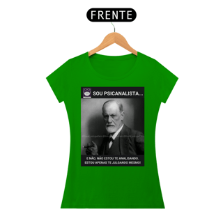 Nome do produto Camiseta Baby Look Freud Sou Psicanalista