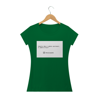 Nome do produto Camiseta Feminina Freud Estupefato Poesia