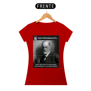 Nome do produto Camiseta Baby Look Freud Sou Psicanalista