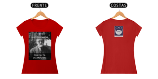 Nome do produto Camiseta Freud Estupefato Baby Look Não Era Amor