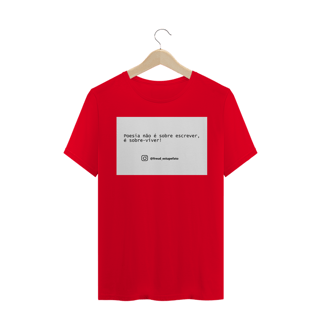 Nome do produto Camiseta Masculina Estupefato Poesia