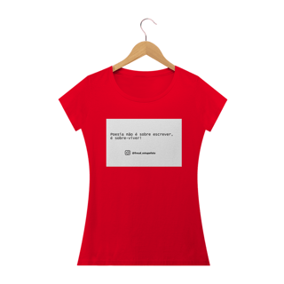 Nome do produto Camiseta Feminina Freud Estupefato Poesia