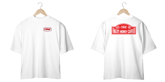 Camiseta Oversized Montecarlo - Frente e Costas