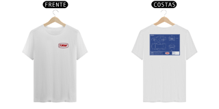 Nome do produto Camiseta Astra GLS - Blueprint - Frente e Costas