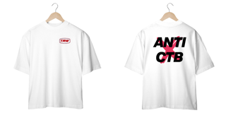 Nome do produto Camiseta Oversized Anti CTB - Frente e Costas