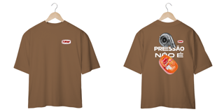 Nome do produto Camiseta Oversized Pressão não é presunto