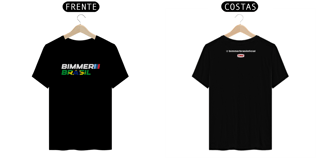 Nome do produto Camiseta Bimmer Brasil  - Frente e Verso