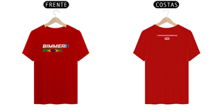 Nome do produto Camiseta Bimmer Brasil  - Frente e Verso