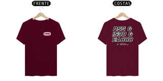 Nome do produto Camiseta DSG & IS38 & EA888 - Frente e Costas