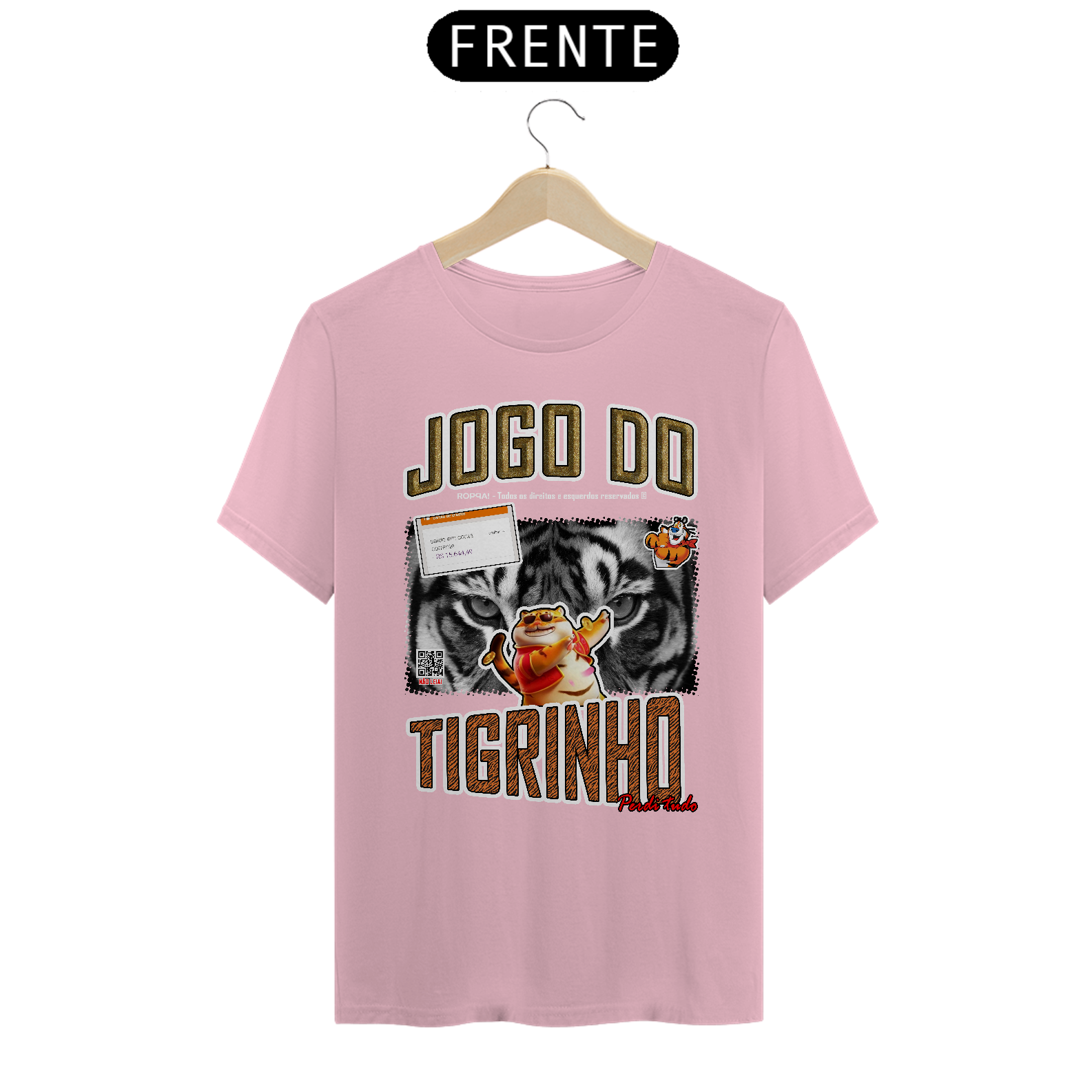 Jogo do Tigrinho - Frente Rosa