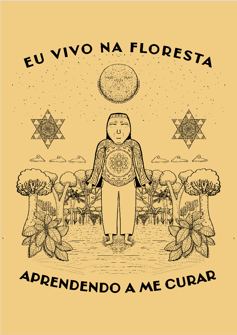 Nome do produto: Poster Eu vivo na Floresta