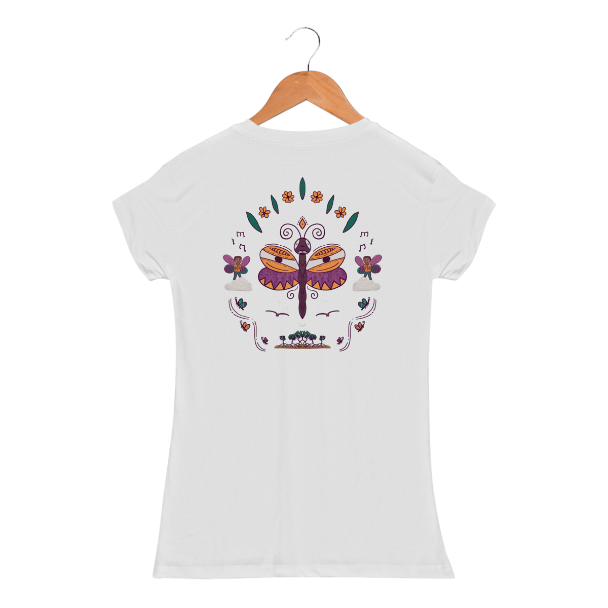 Nome do produto: Borboleta baby look Esporte Costas - @animoestudio