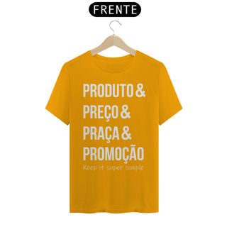 Nome do produto Camiseta Classic - Marketing 4Ps