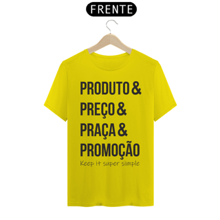 Nome do produto Camiseta Classic - Os Verdadeiros 4Ps