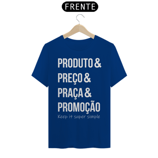 Nome do produto Camiseta Classic - Marketing 4Ps